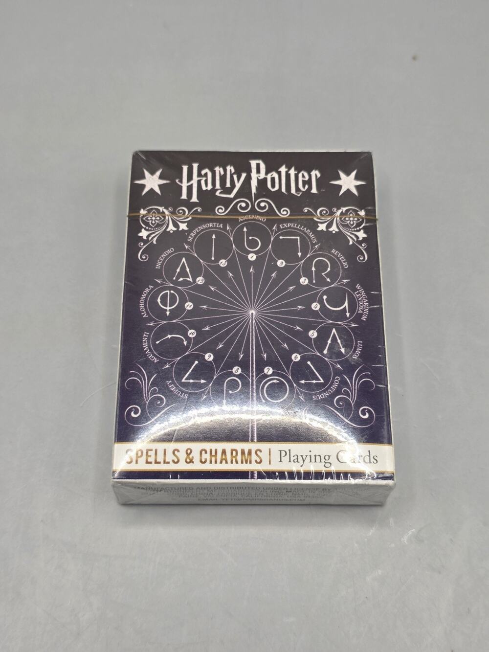 Harry Potter Spells & Charms Playing Cards Deck Aquarius Wizarding World Sealed